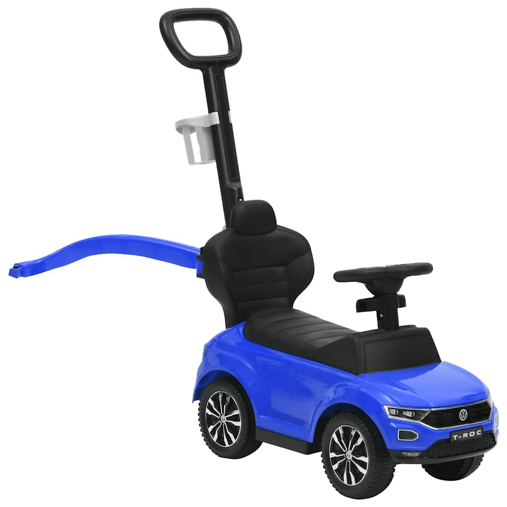 vidaXL Mașinuță primii pași Volkswagen T-Roc, albastru vidaXL Mașinuță primii pași Volkswagen T-Roc, albastru