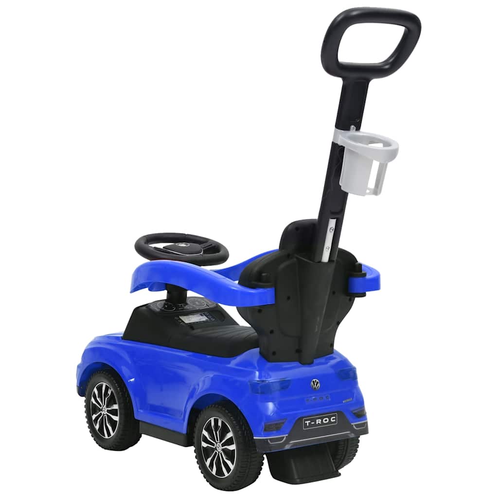 vidaXL Mașinuță primii pași Volkswagen T-Roc, albastru vidaXL Mașinuță primii pași Volkswagen T-Roc, albastru