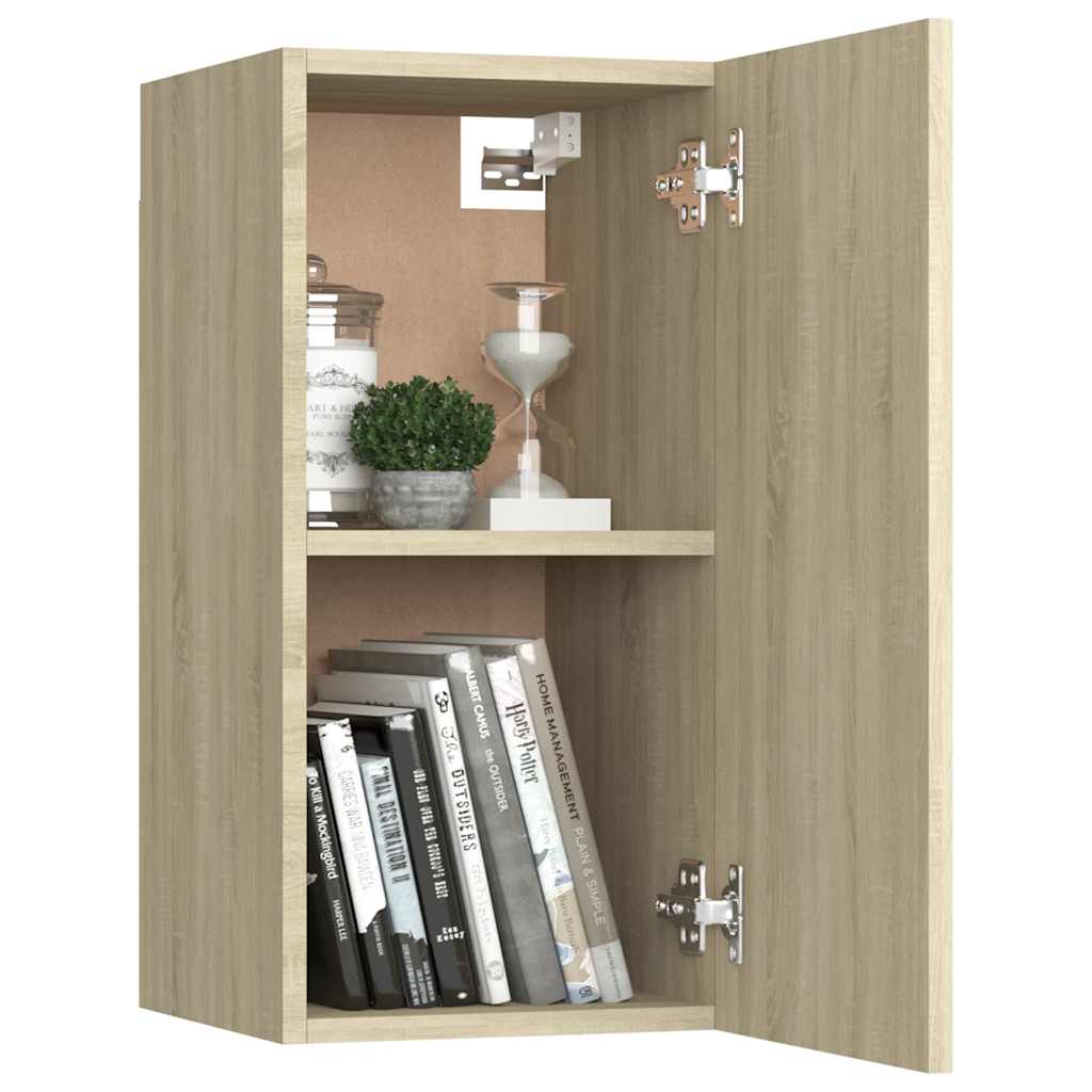 vidaXL Comodă TV, stejar Sonoma, 30,5x30x60 cm, lemn prelucrat vidaXL Comodă TV, stejar Sonoma, 30,5x30x60 cm, lemn prelucrat