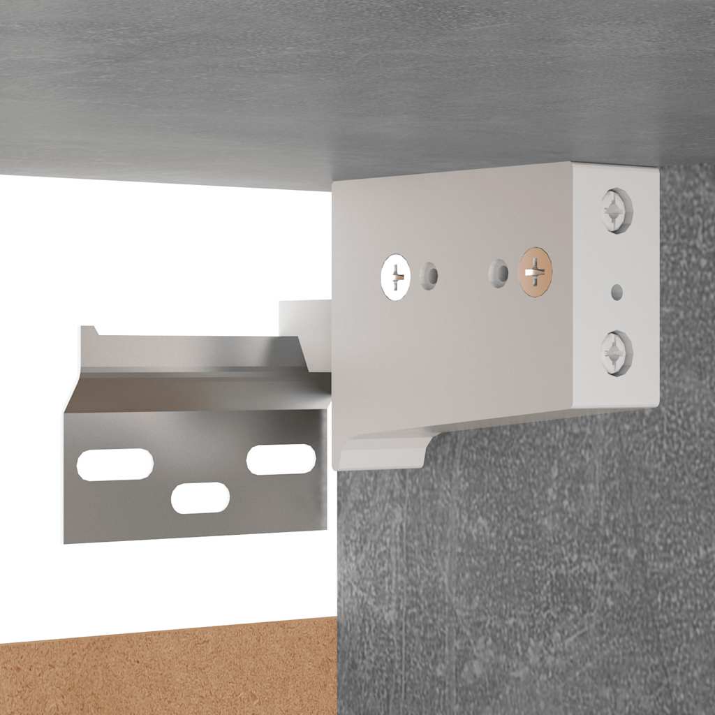 vidaXL Comodă TV, gri beton, 30,5x30x60 cm, lemn prelucrat vidaXL Comodă TV, gri beton, 30,5x30x60 cm, lemn prelucrat
