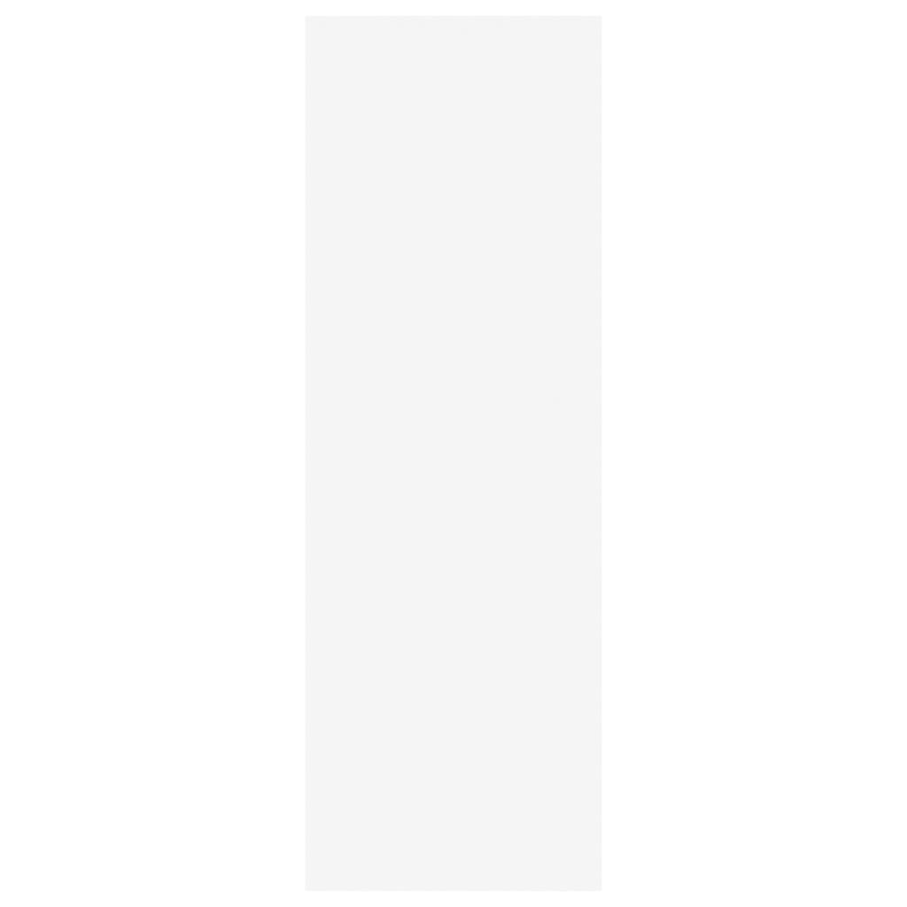 vidaXL Comode TV, 2 buc., alb, 30,5x30x90 cm, lemn prelucrat