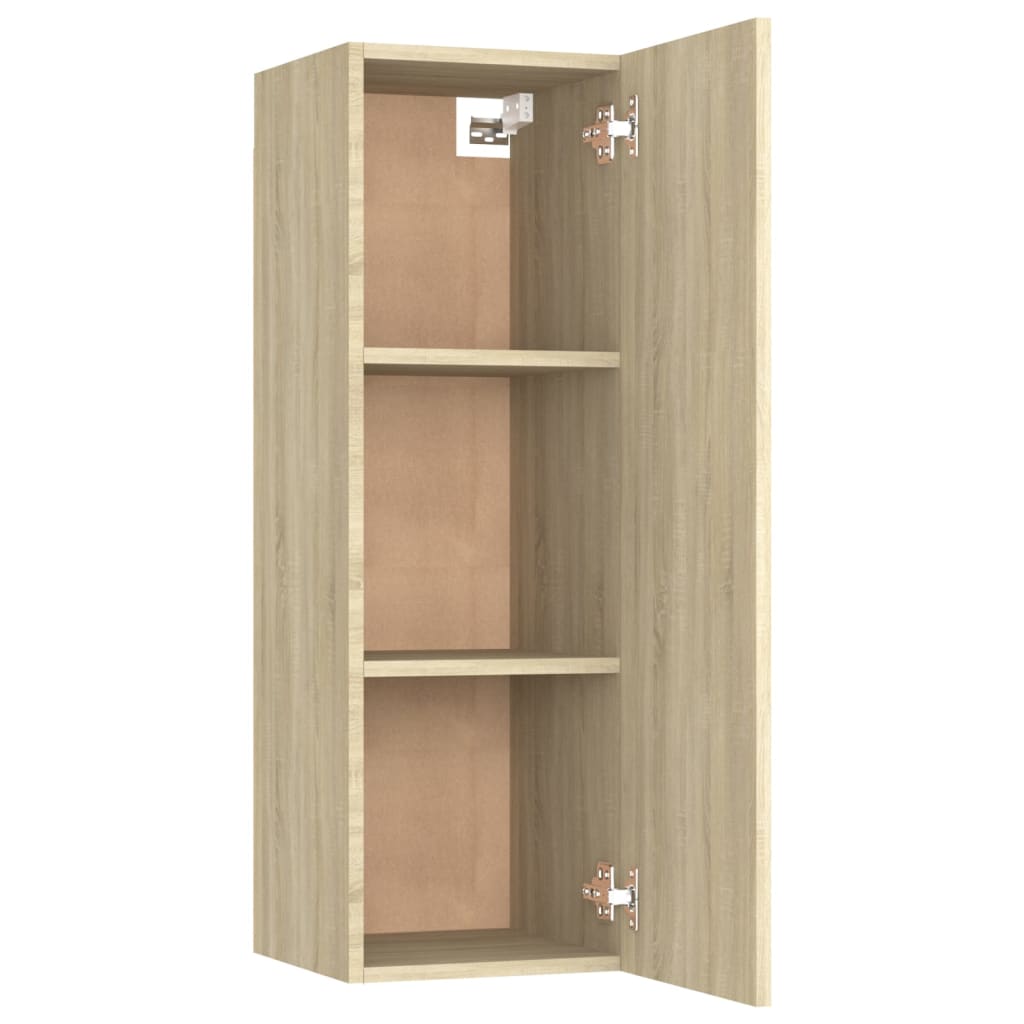 vidaXL Comodă TV, stejar Sonoma, 30,5x30x90 cm, lemn prelucrat vidaXL Comodă TV, stejar Sonoma, 30,5x30x90 cm, lemn prelucrat