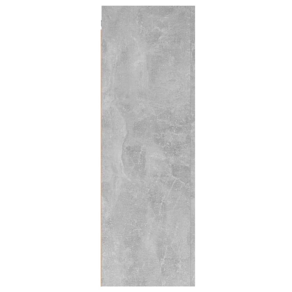 vidaXL Comodă TV, gri beton, 30,5x30x90 cm, lemn prelucrat vidaXL Comodă TV, gri beton, 30,5x30x90 cm, lemn prelucrat