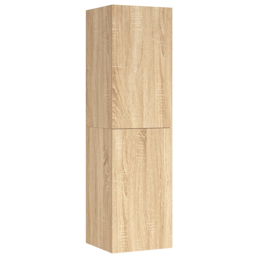 vidaXL Comodă TV, stejar Sonoma, 30,5x30x110 cm, lemn prelucrat vidaXL Comodă TV, stejar Sonoma, 30,5x30x110 cm, lemn prelucrat