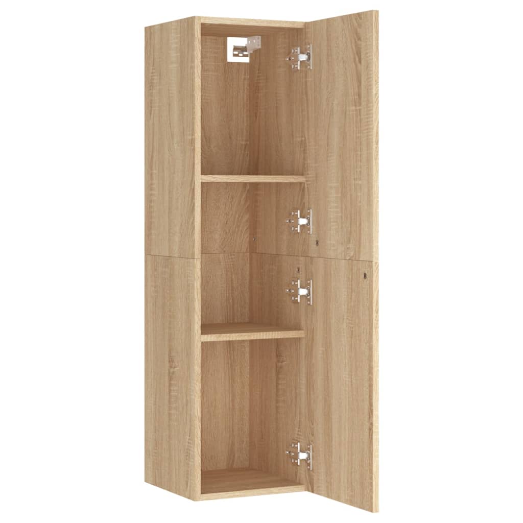 vidaXL Comodă TV, stejar Sonoma, 30,5x30x110 cm, lemn prelucrat vidaXL Comodă TV, stejar Sonoma, 30,5x30x110 cm, lemn prelucrat