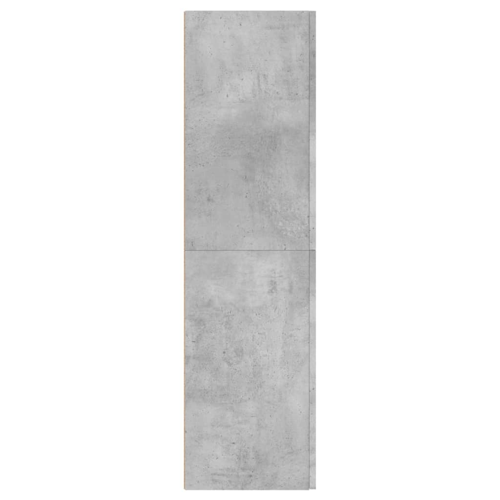 vidaXL Comodă TV, gri beton, 30,5x30x110 cm, lemn prelucrat vidaXL Comodă TV, gri beton, 30,5x30x110 cm, lemn prelucrat