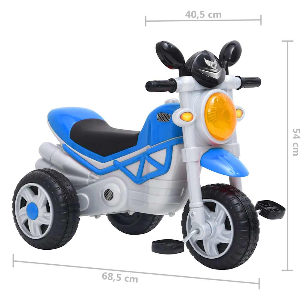 vidaXL Tricicletă pentru copii, albastru vidaXL Tricicletă pentru copii, albastru