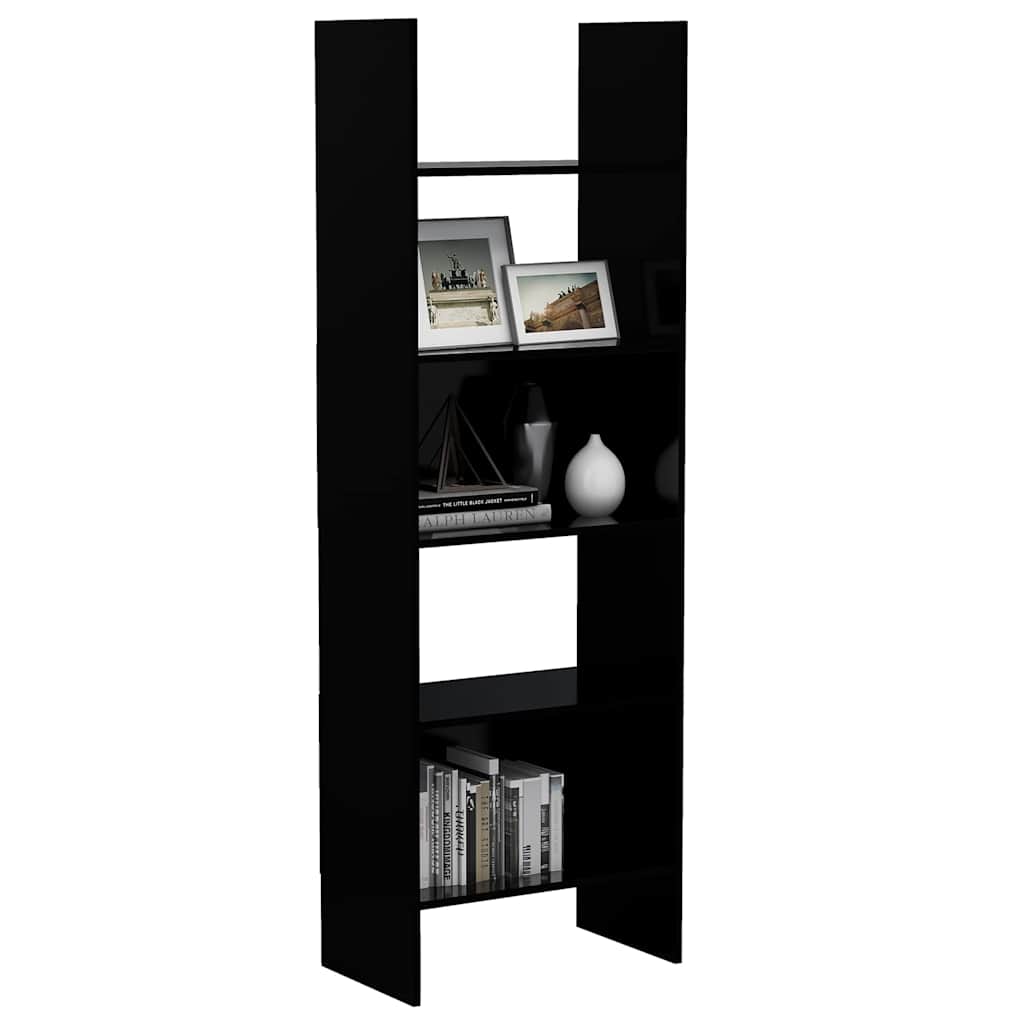 vidaXL Bibliotecă, negru, 60x35x180 cm, lemn prelucrat vidaXL Bibliotecă, negru, 60x35x180 cm, lemn prelucrat