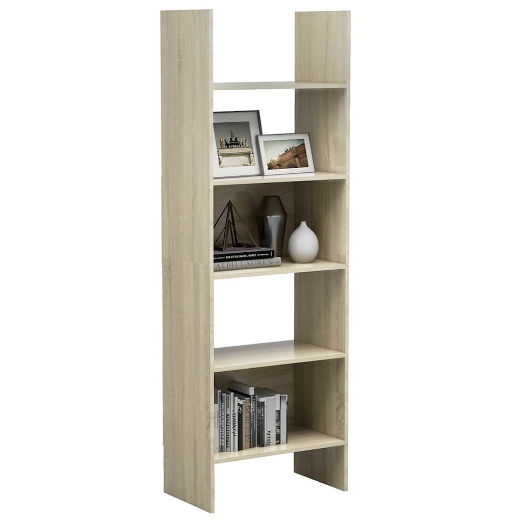 vidaXL Bibliotecă, stejar sonoma, 60x35x180 cm, lemn prelucrat vidaXL Bibliotecă, stejar sonoma, 60x35x180 cm, lemn prelucrat