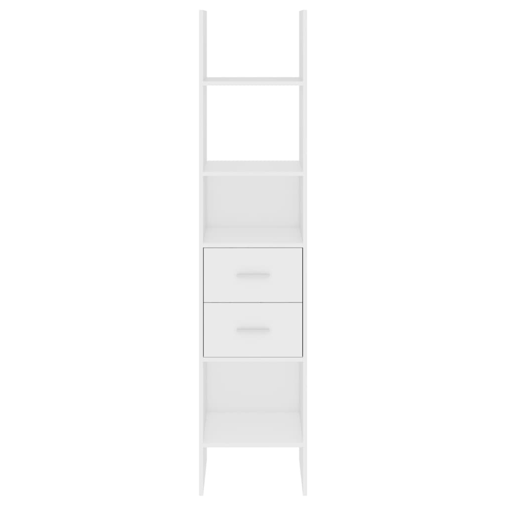 vidaXL Bibliotecă, alb, 40x35x180 cm, lemn prelucrat vidaXL Bibliotecă, alb, 40x35x180 cm, lemn prelucrat