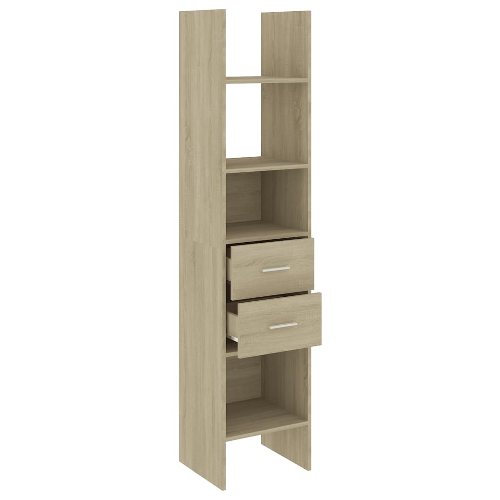 vidaXL Bibliotecă, stejar Sonoma, 40x35x180 cm, lemn prelucrat vidaXL Bibliotecă, stejar Sonoma, 40x35x180 cm, lemn prelucrat