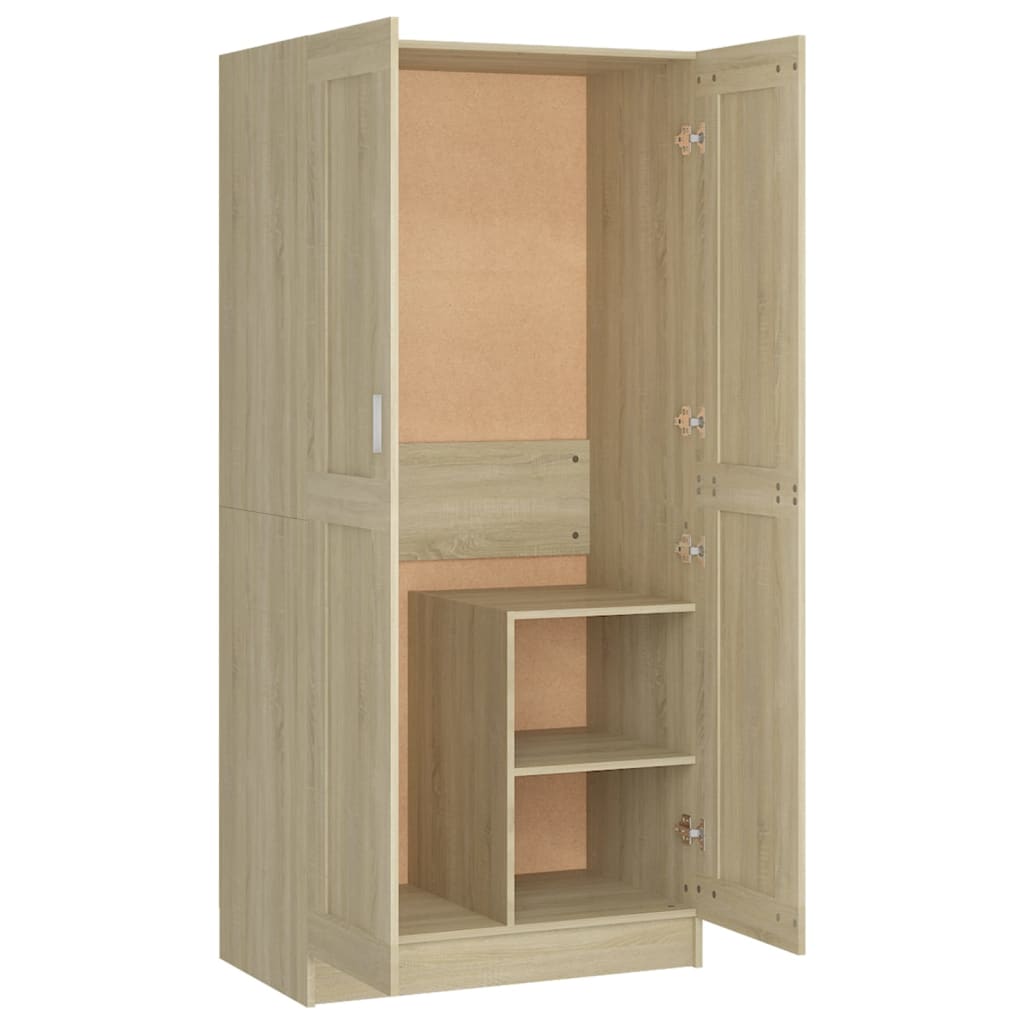 vidaXL Șifonier, stejar sonoma, 82,5x51,5x180 cm, lemn prelucrat vidaXL Șifonier, stejar sonoma, 82,5x51,5x180 cm, lemn prelucrat