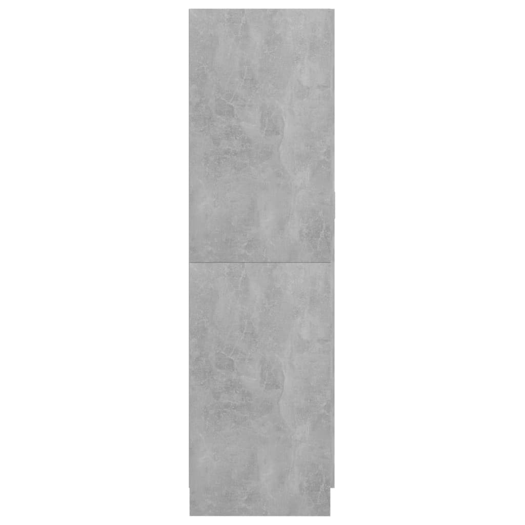 vidaXL Șifonier, gri beton, 82,5x51,5x180 cm, lemn prelucrat vidaXL Șifonier, gri beton, 82,5x51,5x180 cm, lemn prelucrat