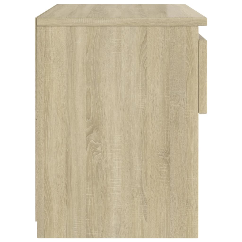vidaXL Noptiere, 2 buc., stejar Sonoma, 40x30x39 cm, lemn prelucrat