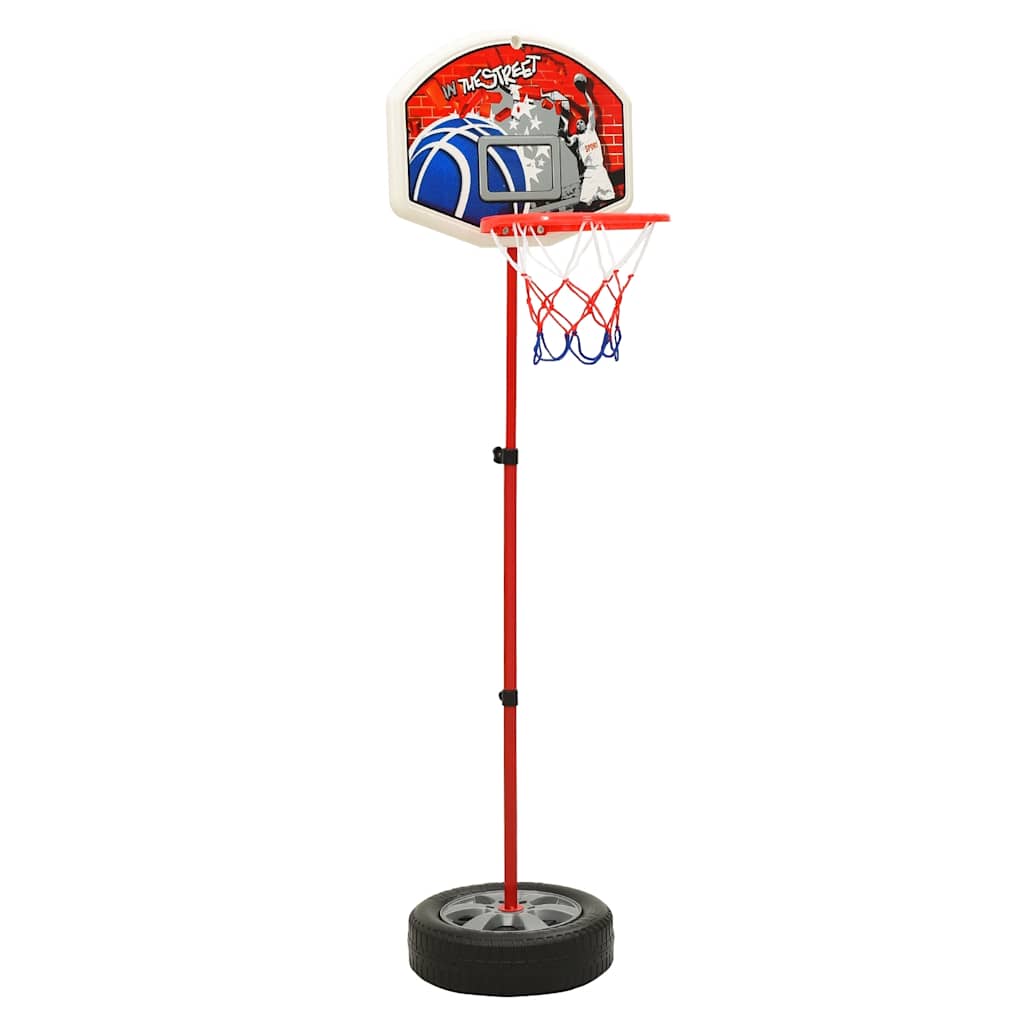 vidaXL Set de joc de baschet pentru copii, reglabil, 120 cm vidaXL Set de joc de baschet pentru copii, reglabil, 120 cm