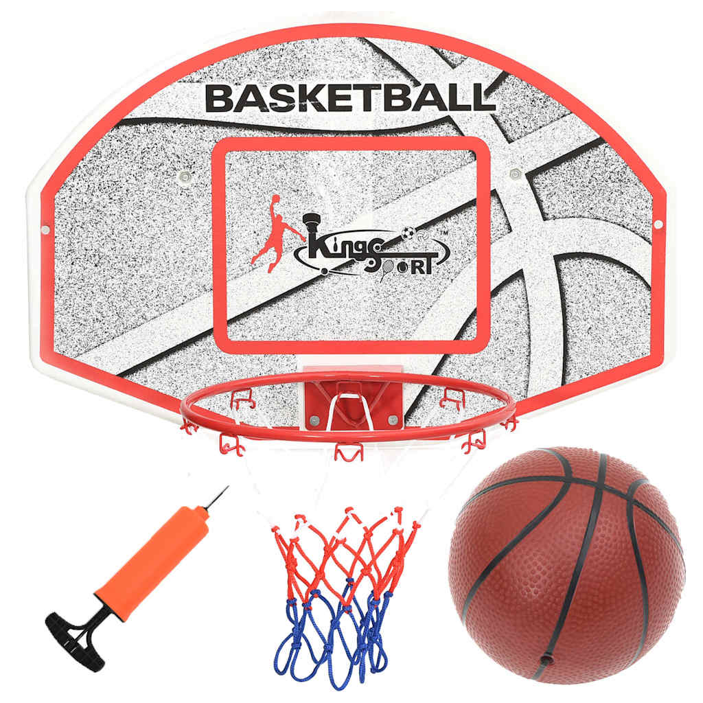 vidaXL Set panou de baschet cu montare pe perete, 5 piese, 66x44,5 cm vidaXL Set panou de baschet cu montare pe perete, 5 piese, 66x44,5 cm