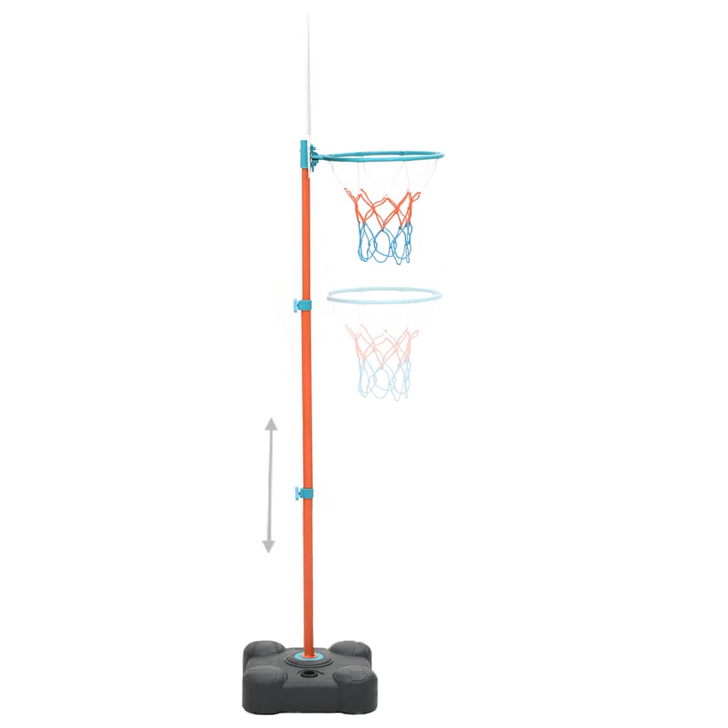 vidaXL Set de joc de baschet portabil, reglabil, 109-141 cm vidaXL Set de joc de baschet portabil, reglabil, 109-141 cm