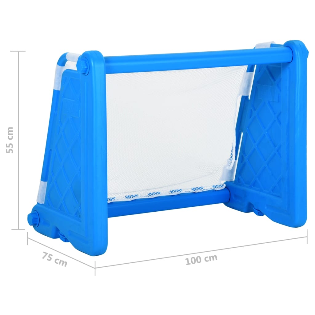 vidaXL Poartă de fotbal pentru copii, 100x75x55 cm, plastic vidaXL Poartă de fotbal pentru copii, 100x75x55 cm, plastic