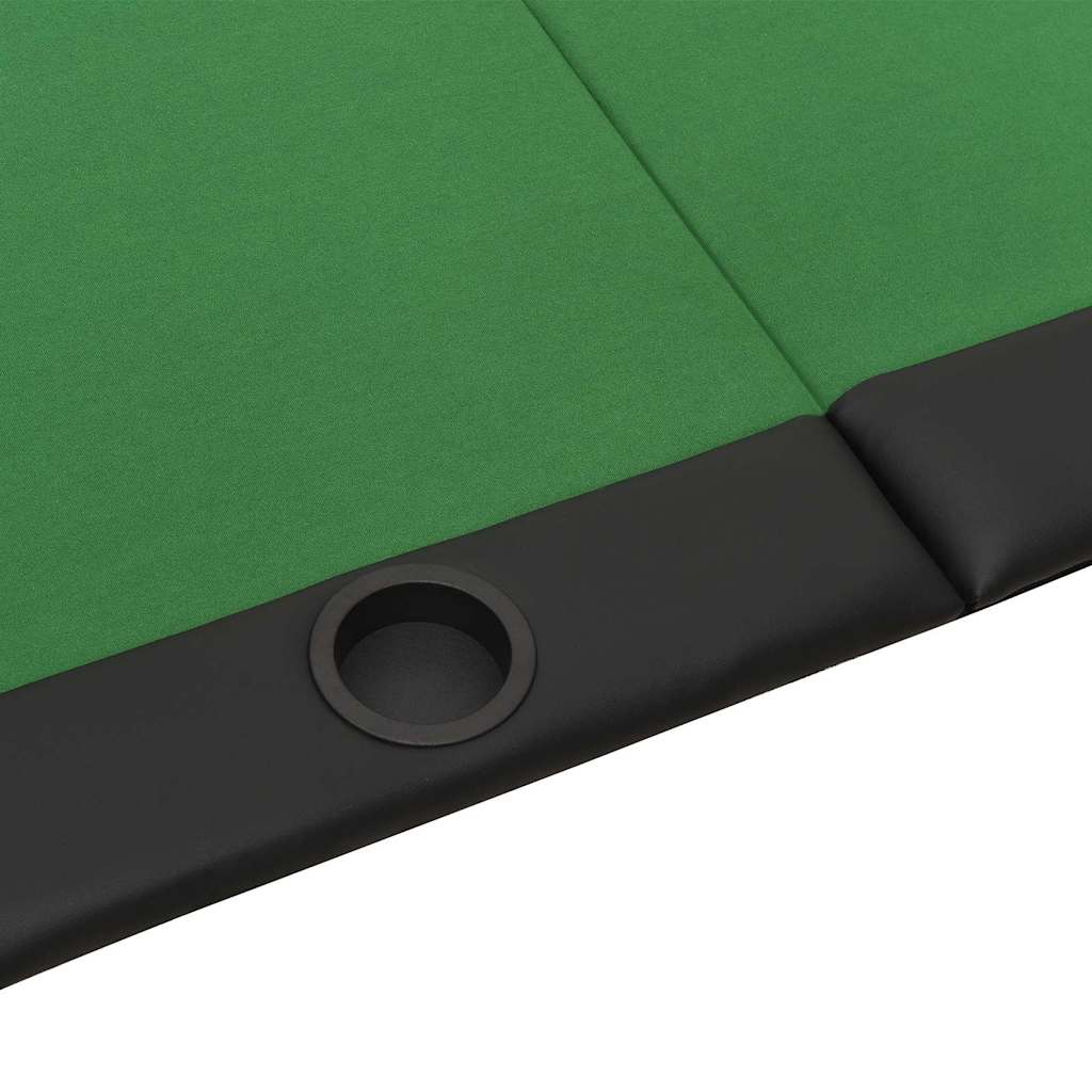 vidaXL Masă de poker pliabilă, 10 jucători, verde, 207x106x76 cm vidaXL Masă de poker pliabilă, 10 jucători, verde, 207x106x76 cm