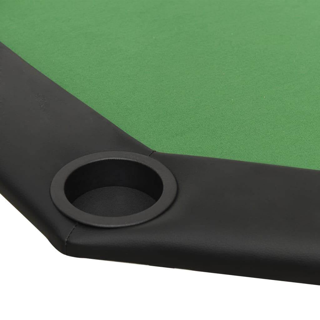 vidaXL Masă de poker pliabilă, 8 jucători, verde, 108x108x75 cm vidaXL Masă de poker pliabilă, 8 jucători, verde, 108x108x75 cm