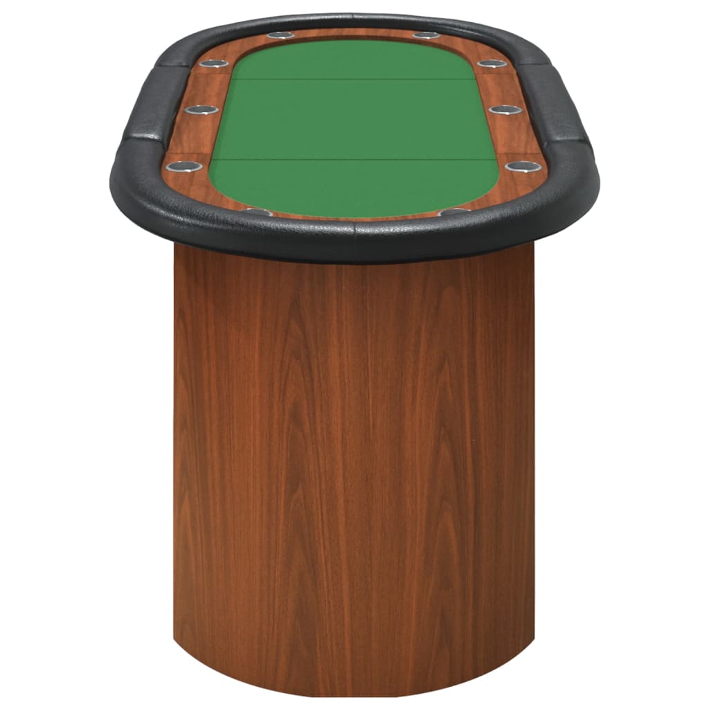 vidaXL Masă de poker, 10 jucători, verde, 160x80x75 cm vidaXL Masă de poker, 10 jucători, verde, 160x80x75 cm