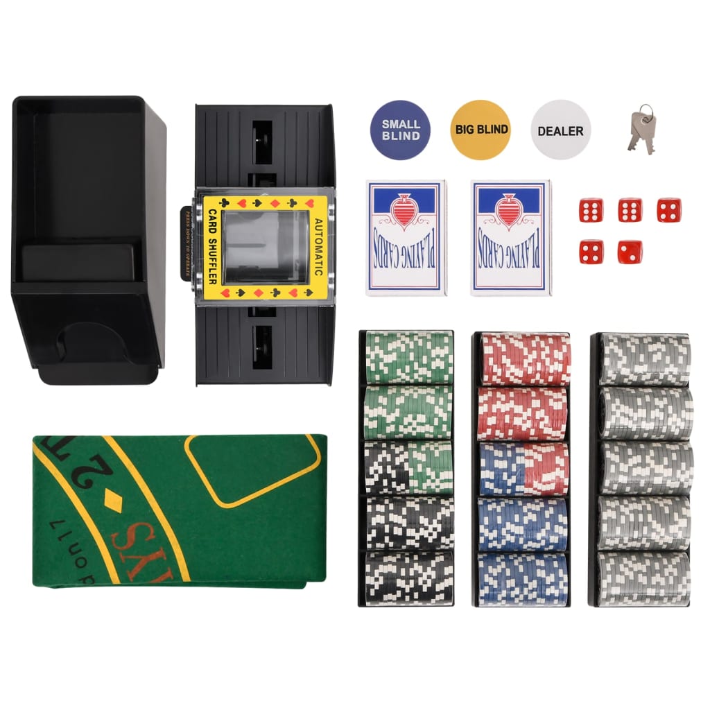 vidaXL Set de jetoane de poker 300 buc. 11,5 g vidaXL Set de jetoane de poker 300 buc. 11,5 g