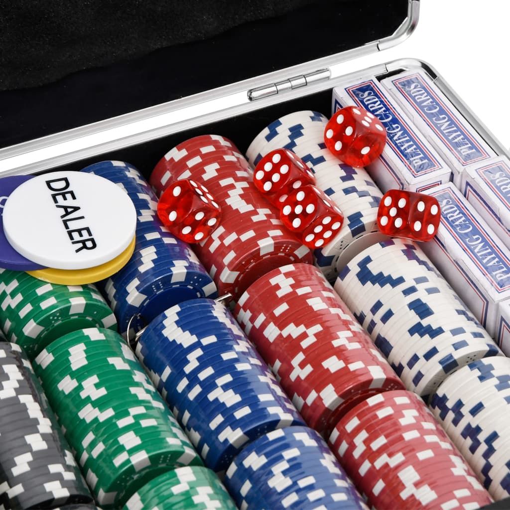 vidaXL Set de jetoane de poker 600 buc. 11,5 g vidaXL Set de jetoane de poker 600 buc. 11,5 g