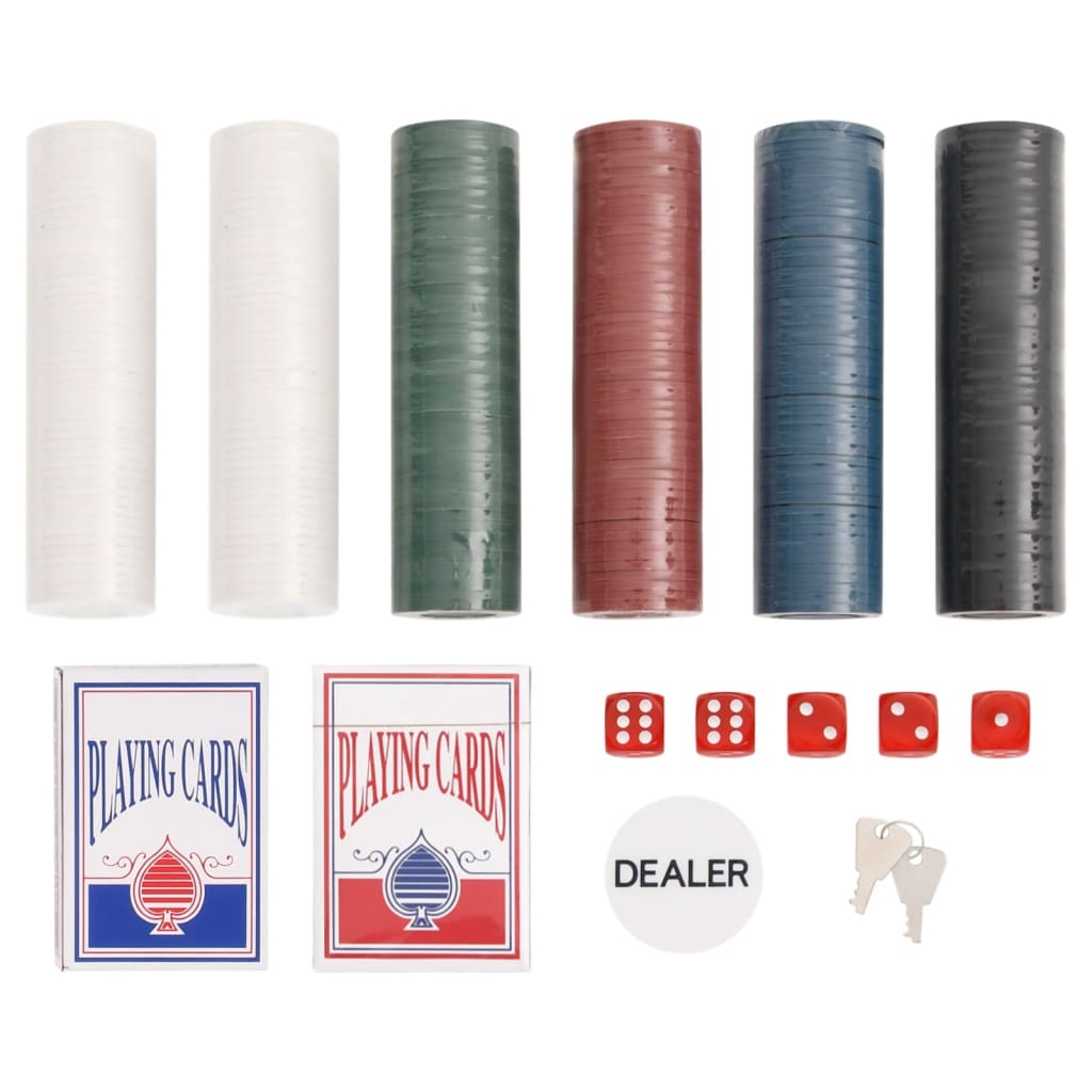 vidaXL Set de jetoane de poker 300 buc. 4 g vidaXL Set de jetoane de poker 300 buc. 4 g
