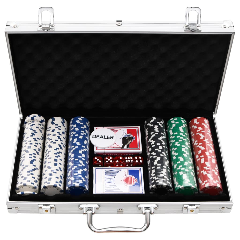 vidaXL Set de jetoane de poker 300 buc. 11,5 g vidaXL Set de jetoane de poker 300 buc. 11,5 g