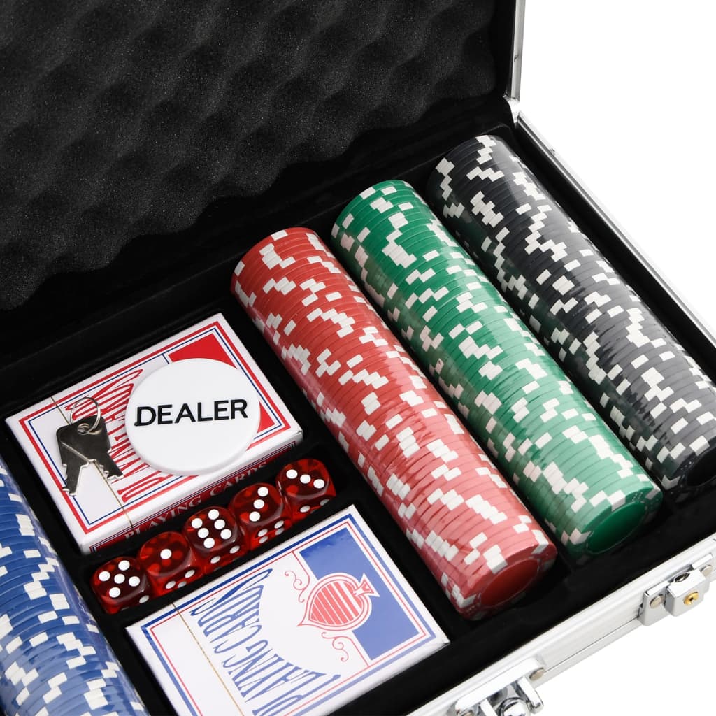 vidaXL Set de jetoane de poker 300 buc. 11,5 g vidaXL Set de jetoane de poker 300 buc. 11,5 g
