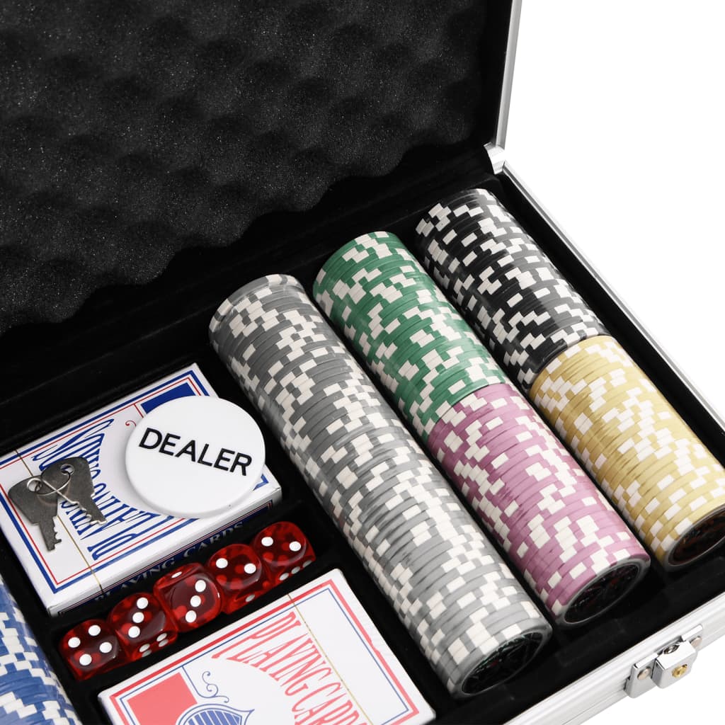 vidaXL Set de jetoane de poker 300 buc. 11,5 g vidaXL Set de jetoane de poker 300 buc. 11,5 g