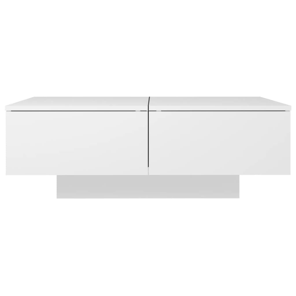 vidaXL Măsuță de cafea, alb, 90x60x31 cm, lemn prelucrat vidaXL Măsuță de cafea, alb, 90x60x31 cm, lemn prelucrat