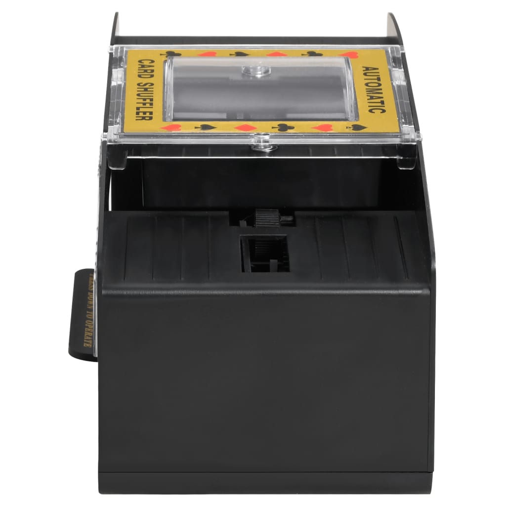 vidaXL Aparat automat de amestecat cărți, negru, 2 pachete vidaXL Aparat automat de amestecat cărți, negru, 2 pachete
