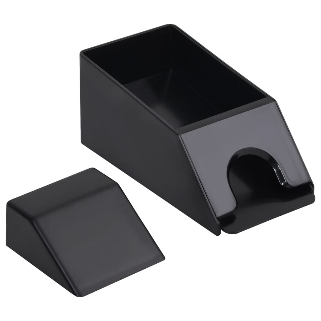 vidaXL Suport de cărți, negru, 2 pachete vidaXL Suport de cărți, negru, 2 pachete