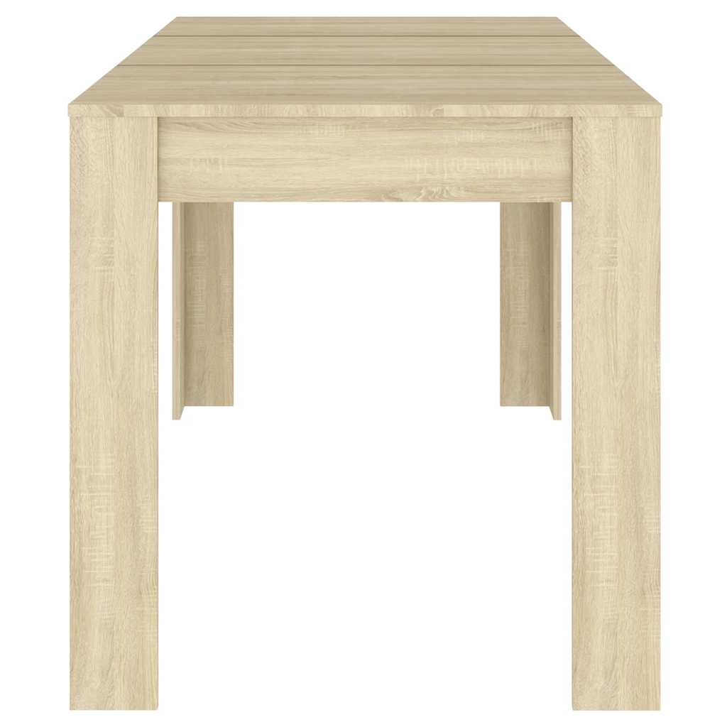 vidaXL Masă de sufragerie stejar Sonoma 140x74,5x76 cm lemn prelucrat