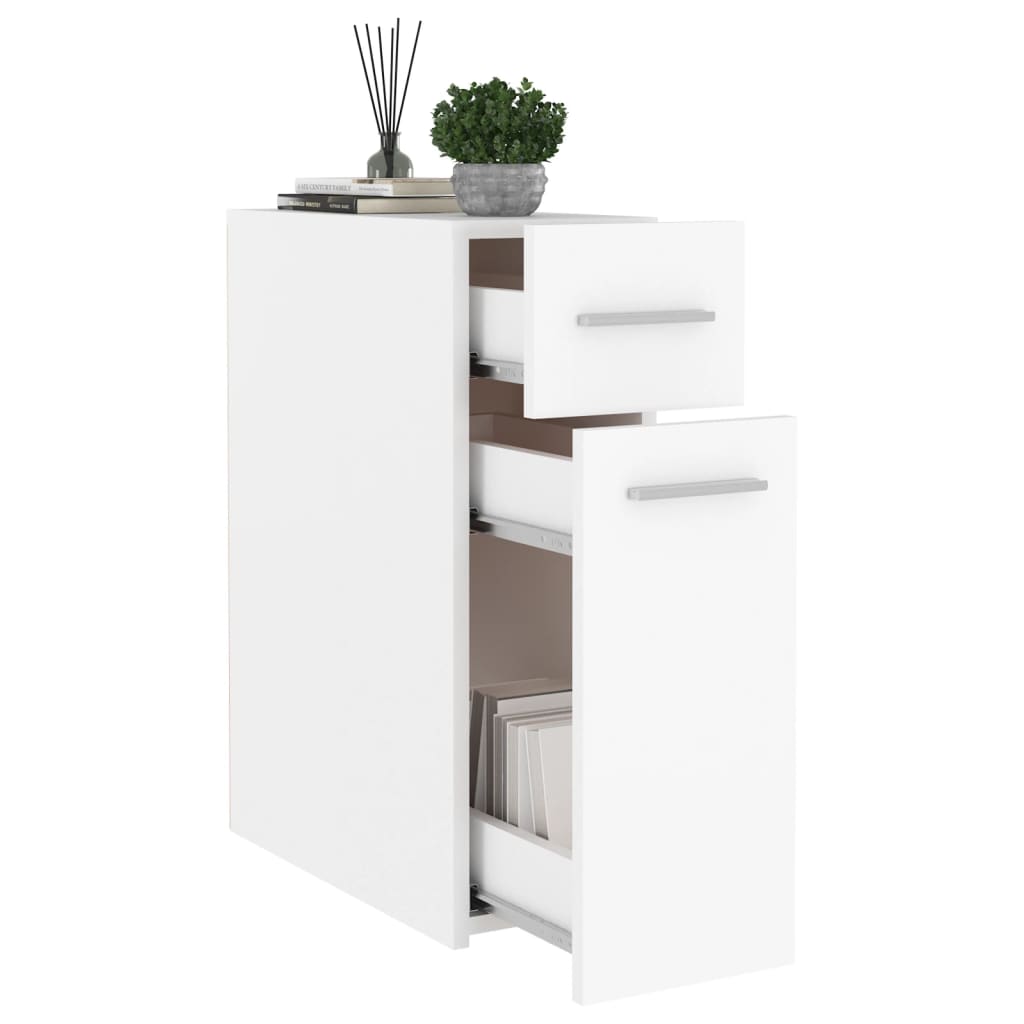 vidaXL Dulap de farmacie, alb, 20x45,5x60 cm, PAL vidaXL Dulap de farmacie, alb, 20x45,5x60 cm, PAL
