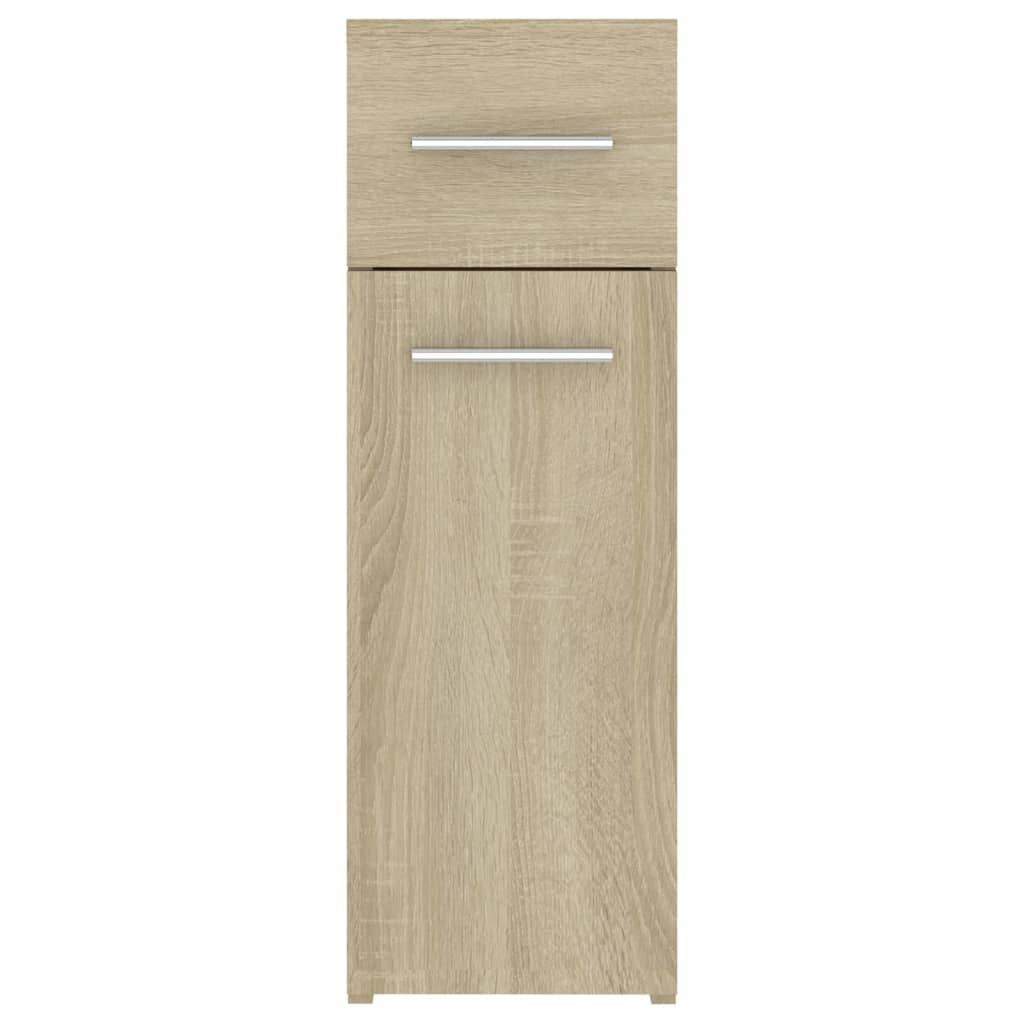 vidaXL Dulap de farmacie, stejar sonoma, 20x45,5x60 cm lemn prelucrat vidaXL Dulap de farmacie, stejar sonoma, 20x45,5x60 cm lemn prelucrat