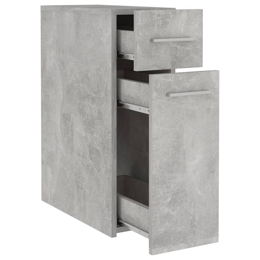 vidaXL Dulap de farmacie, gri beton, 20x45,5x60 cm, PAL vidaXL Dulap de farmacie, gri beton, 20x45,5x60 cm, PAL