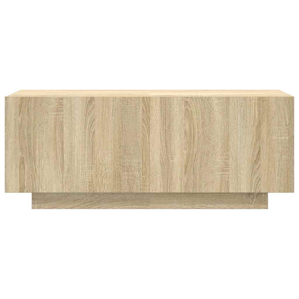 vidaXL Comodă TV, stejar sonoma, 100x35x40 cm, lemn prelucrat vidaXL Comodă TV, stejar sonoma, 100x35x40 cm, lemn prelucrat