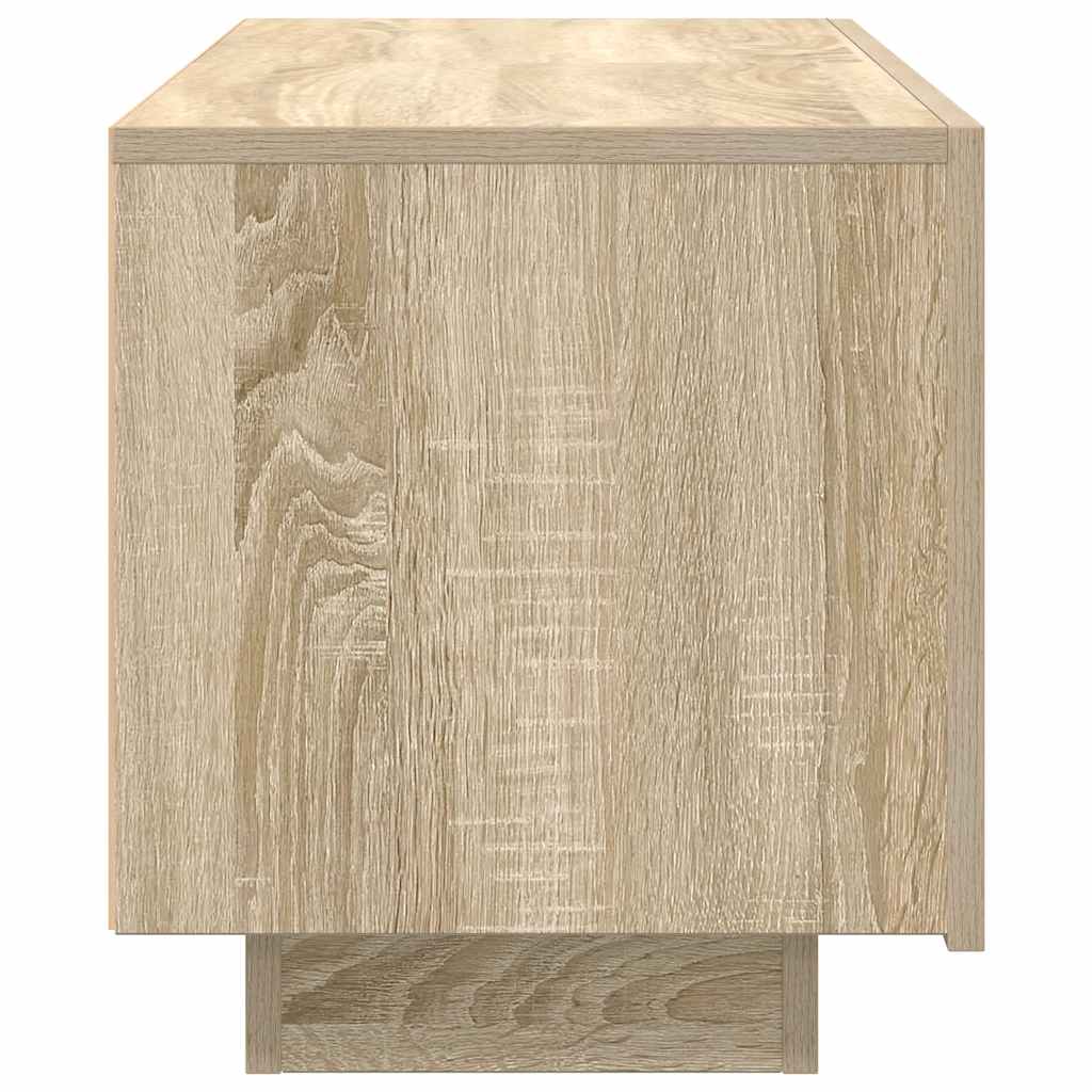 vidaXL Comodă TV, stejar sonoma, 100x35x40 cm, lemn prelucrat vidaXL Comodă TV, stejar sonoma, 100x35x40 cm, lemn prelucrat