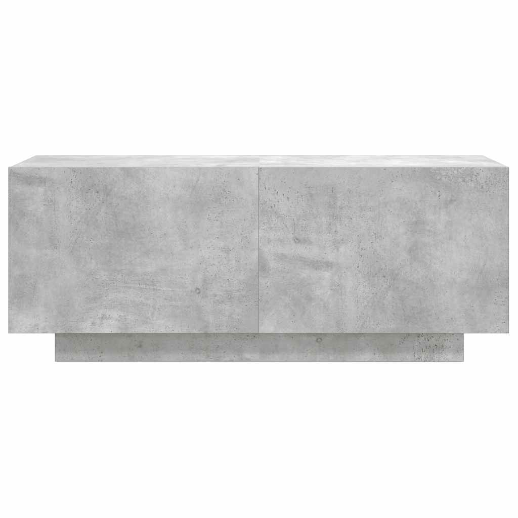 vidaXL Comodă TV, gri beton, 100x35x40 cm, lemn prelucrat