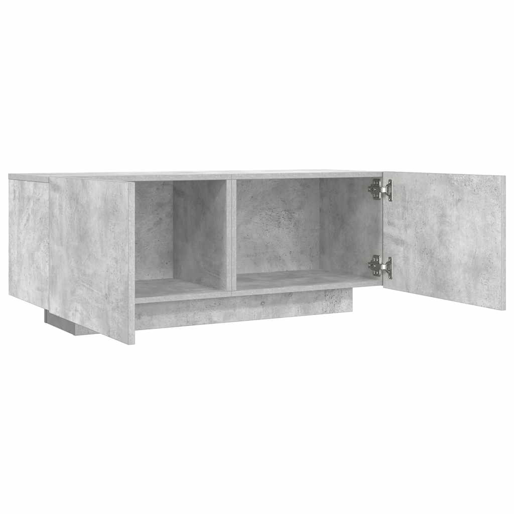vidaXL Comodă TV, gri beton, 100x35x40 cm, lemn prelucrat