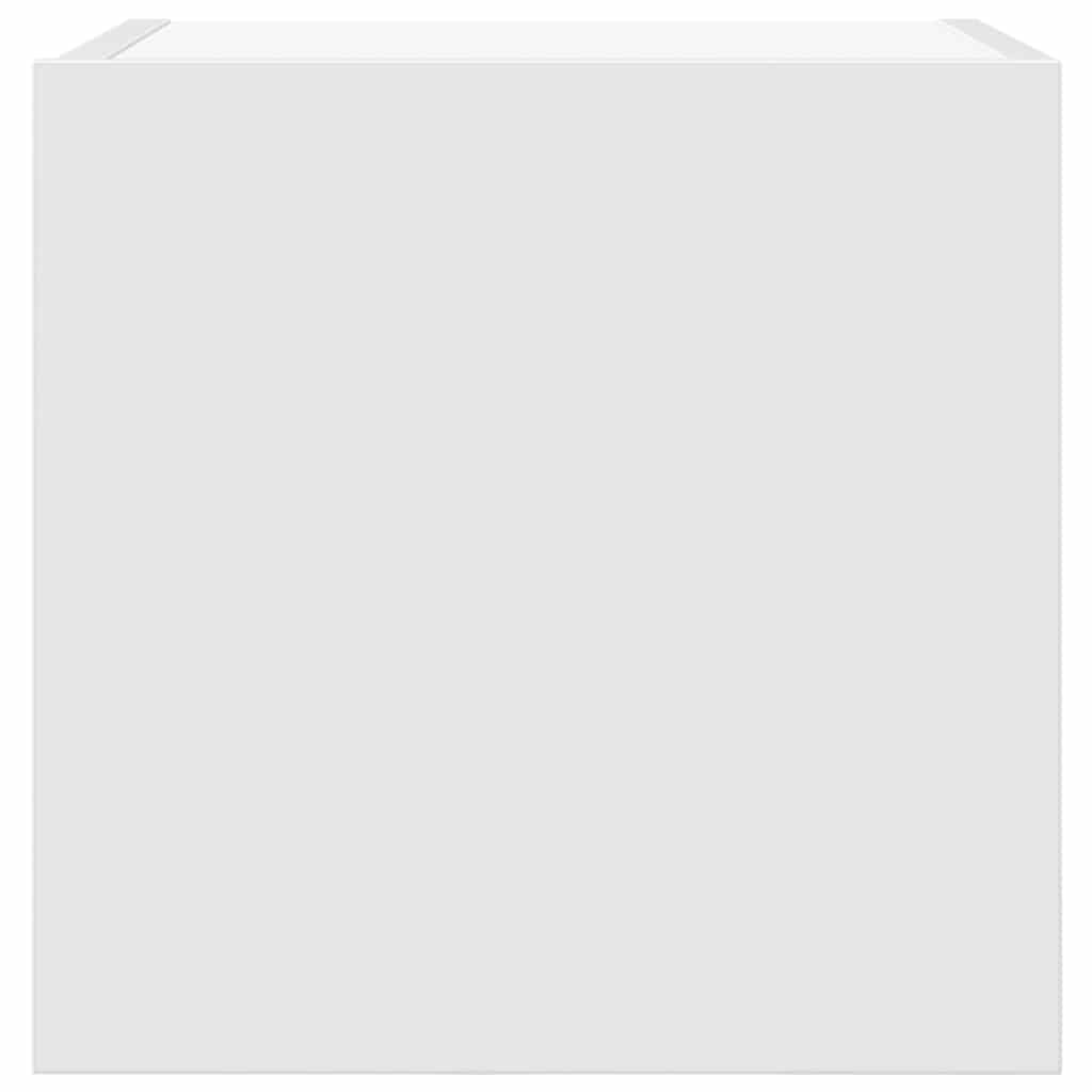 vidaXL Dulap TV montaj pe perete, alb, 30,5x30x30 cm
