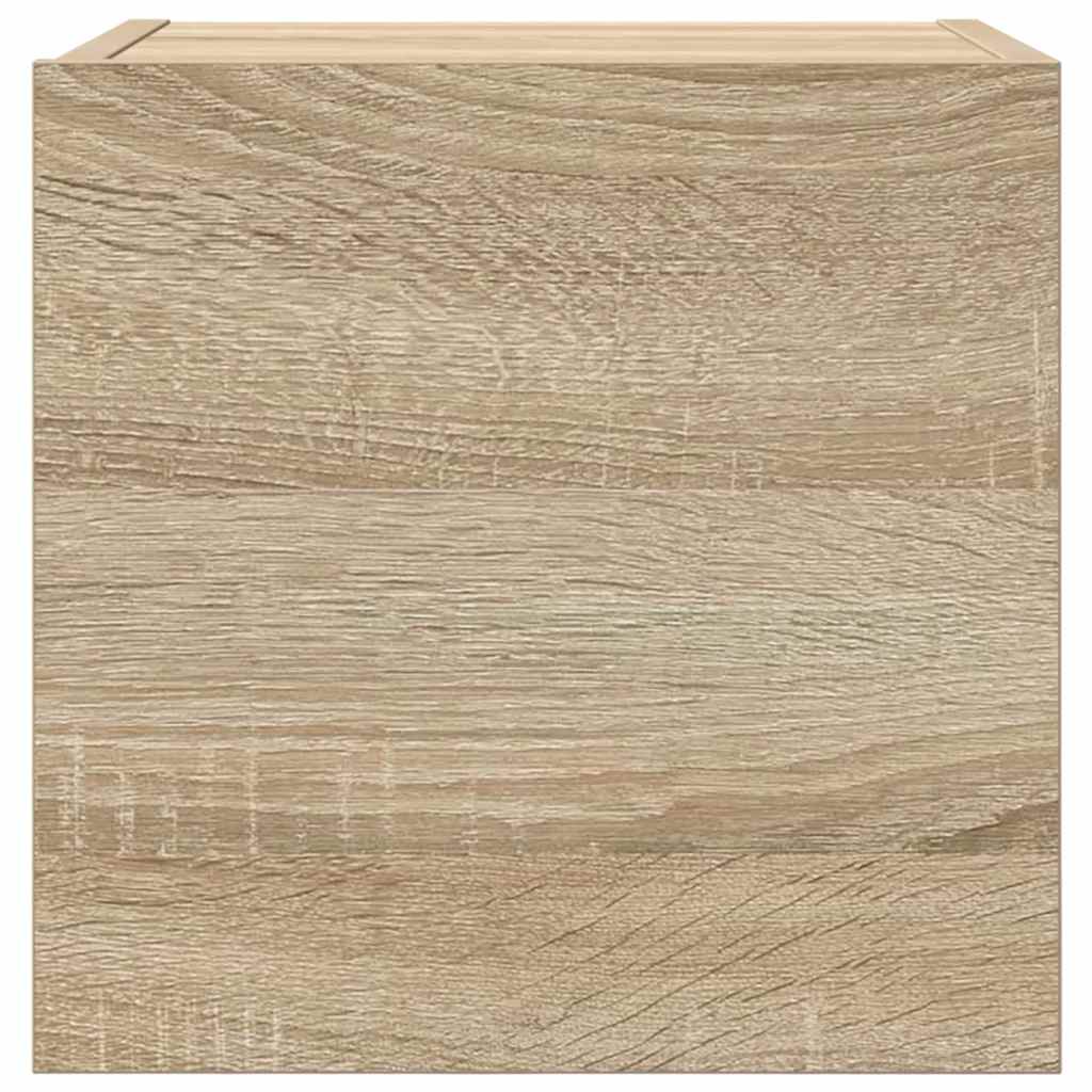 vidaXL Dulap TV montaj pe perete, stejar sonoma, 30,5x30x30 cm