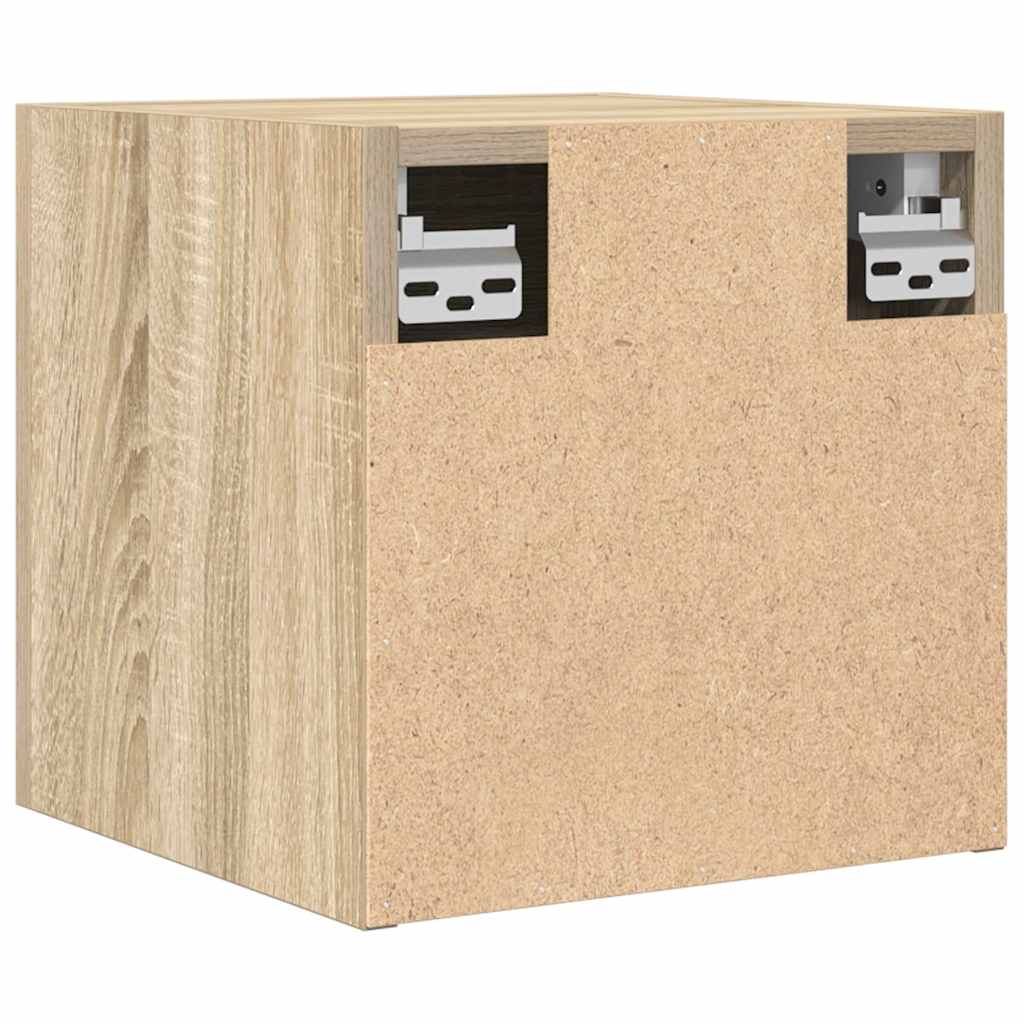 vidaXL Dulap TV montaj pe perete, stejar sonoma, 30,5x30x30 cm
