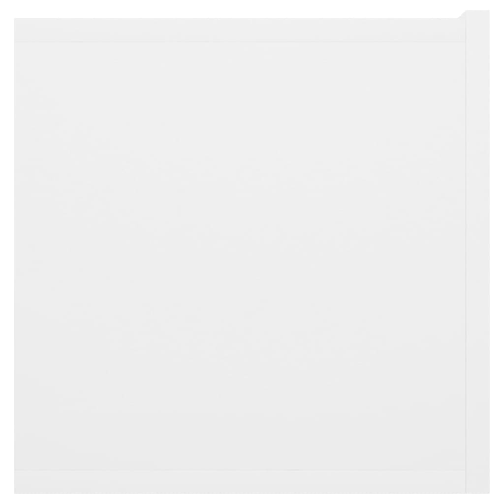 vidaXL Dulapuri TV suspendate, 3 buc., alb, 60x30x30 cm