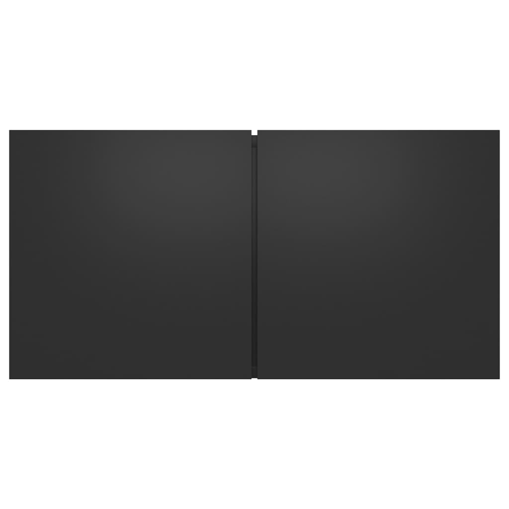 vidaXL Dulapuri TV suspendate, negru, 60x30x30 cm