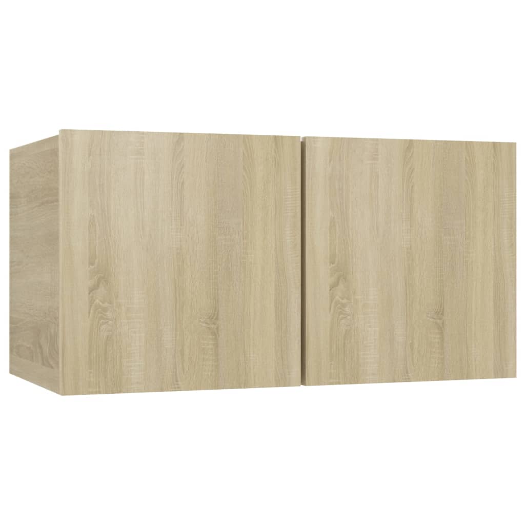 vidaXL Dulapuri TV suspendate 3 buc. stejar sonoma 60x30x30 cm