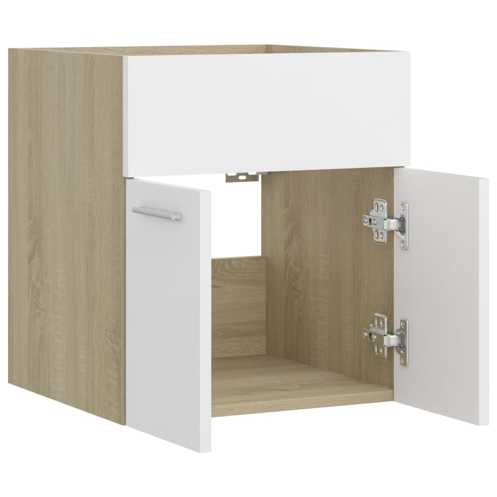 vidaXL Dulap de chiuvetă, 41x38,5x46 ,stejar Sonoma , PAL vidaXL Dulap de chiuvetă, 41x38,5x46 ,stejar Sonoma , PAL