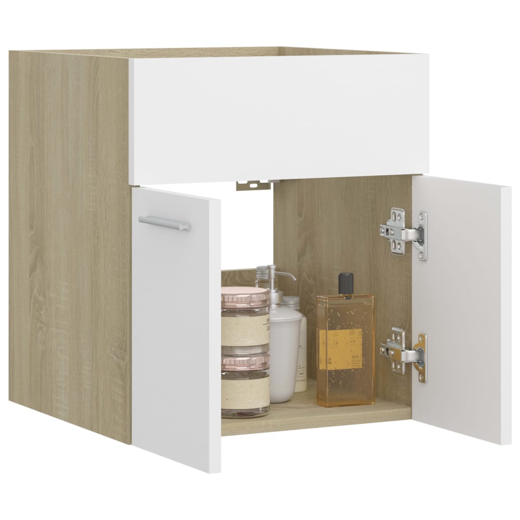 vidaXL Dulap de chiuvetă, 41x38,5x46 ,stejar Sonoma , PAL vidaXL Dulap de chiuvetă, 41x38,5x46 ,stejar Sonoma , PAL